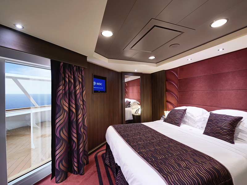 MSC Yacht Club Executive and Family Suite with Balcony